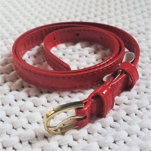 Forever 21 • Bright Red .5" Belt